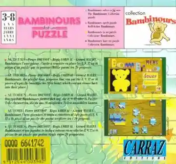 Bambinours Solves a Jig Saw